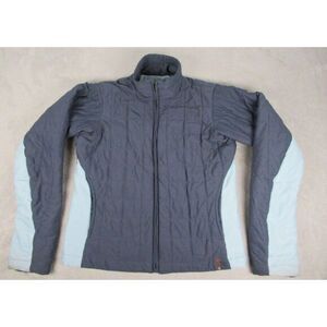 Nike ACG‎ Jacket Womens Small Blue Colorblock 2 Thermal Layer Quilted Full-Zip